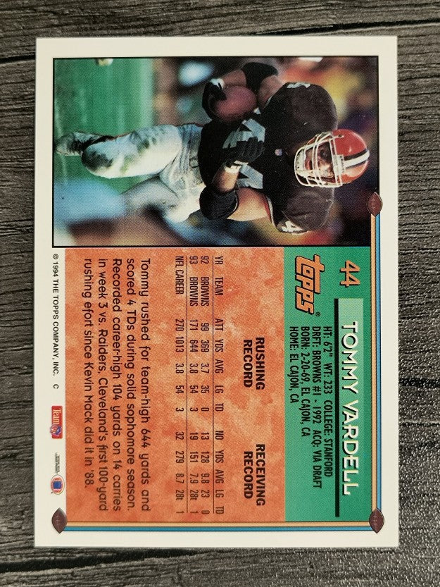 1994 Topps #44 Tommy Vardell