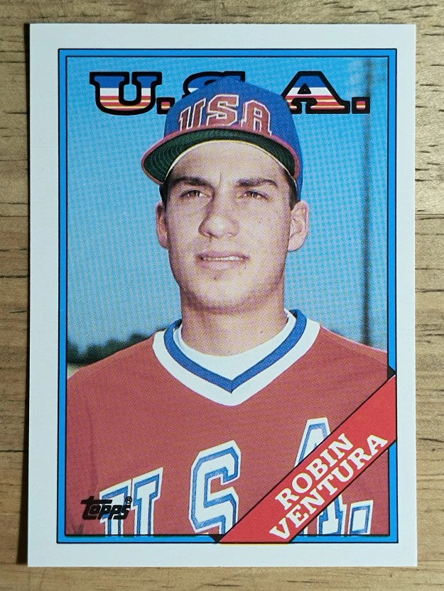 1988 Topps Traded #124T Robin Ventura OLY XRC