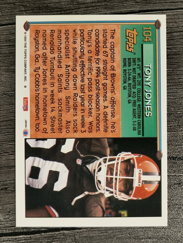 1994 Topps #104 Tony Jones T