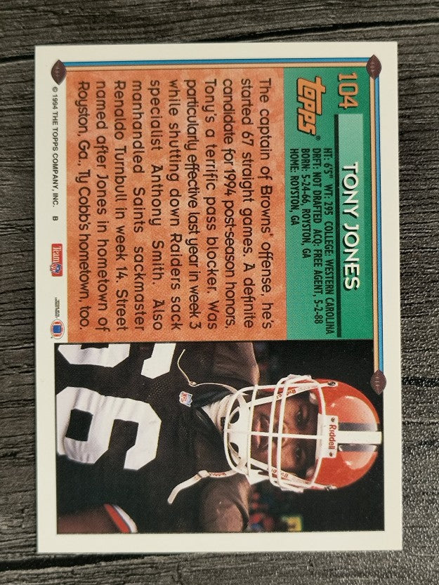 1994 Topps #104 Tony Jones T