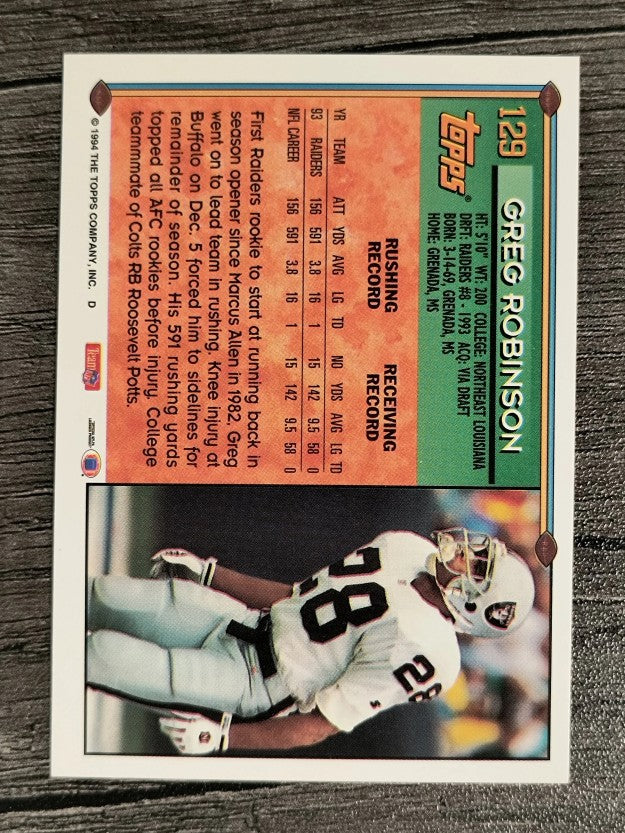 1994 Topps #129 Greg Robinson