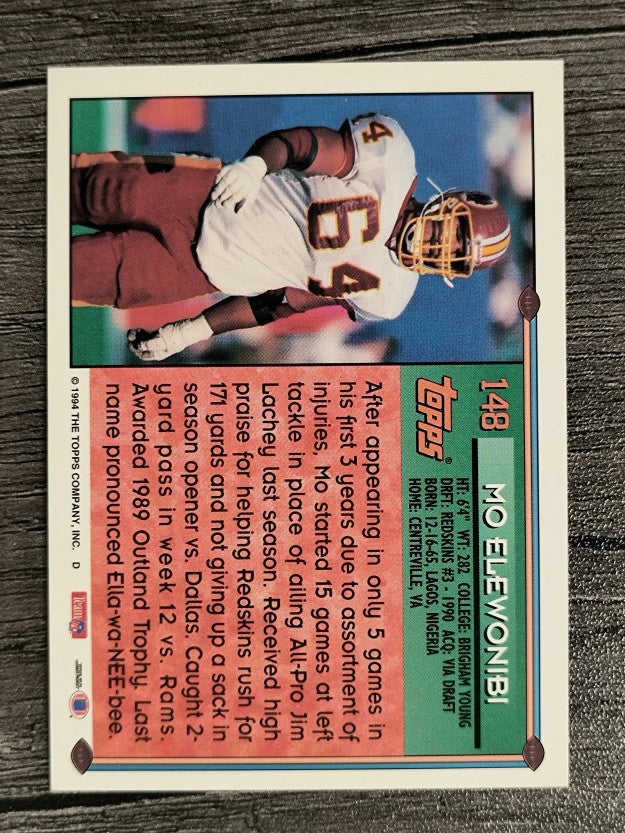1994 Topps #148 Mo Elewonibi