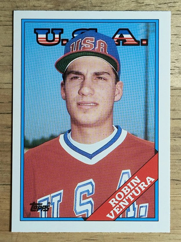 1988 Topps Traded #124T Robin Ventura OLY XRC
