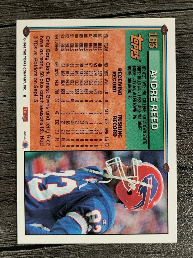 1994 Topps #183 Andre Reed