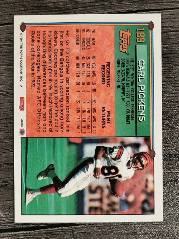 1994 Topps #189 Carl Pickens