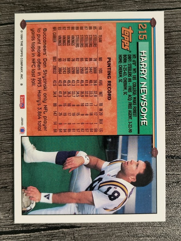 1994 Topps #215 Harry Newsome