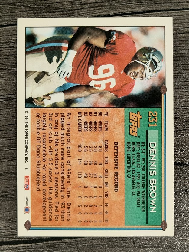 1994 Topps #231 Dennis Brown