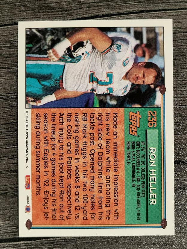 1994 Topps #236 Ron Heller