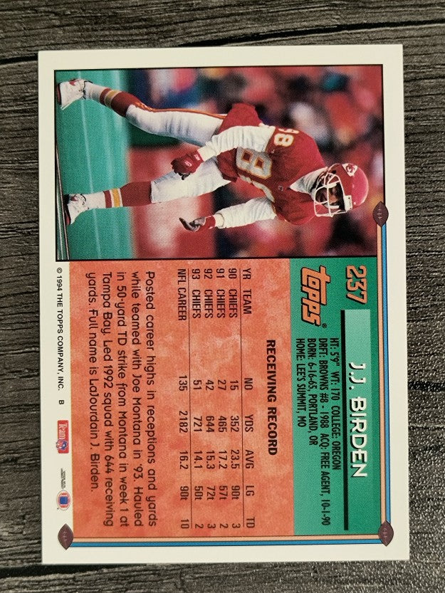 1994 Topps #237 J.J. Birden