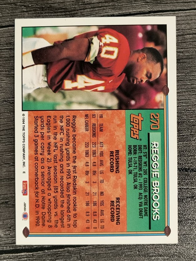 1994 Topps #270 Reggie Brooks