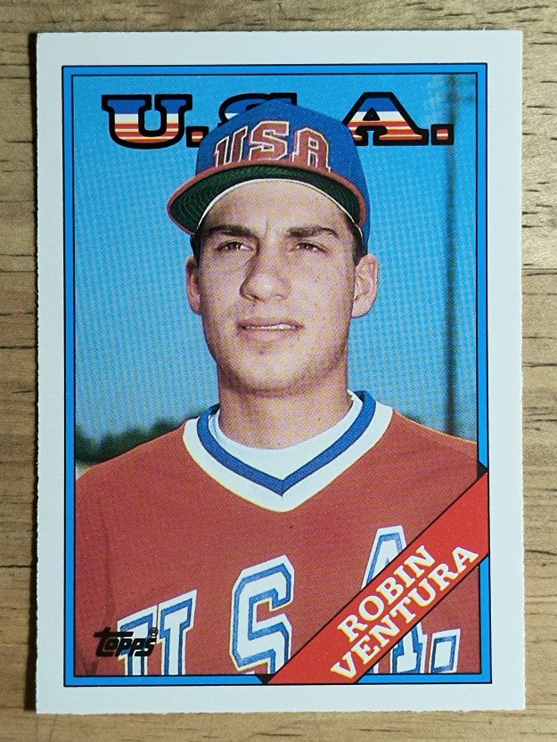 1988 Topps Traded #124T Robin Ventura OLY XRC
