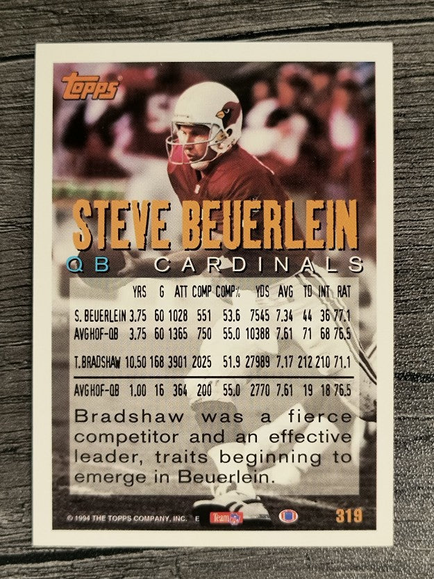 1994 Topps #319 Steve Beuerlein MG