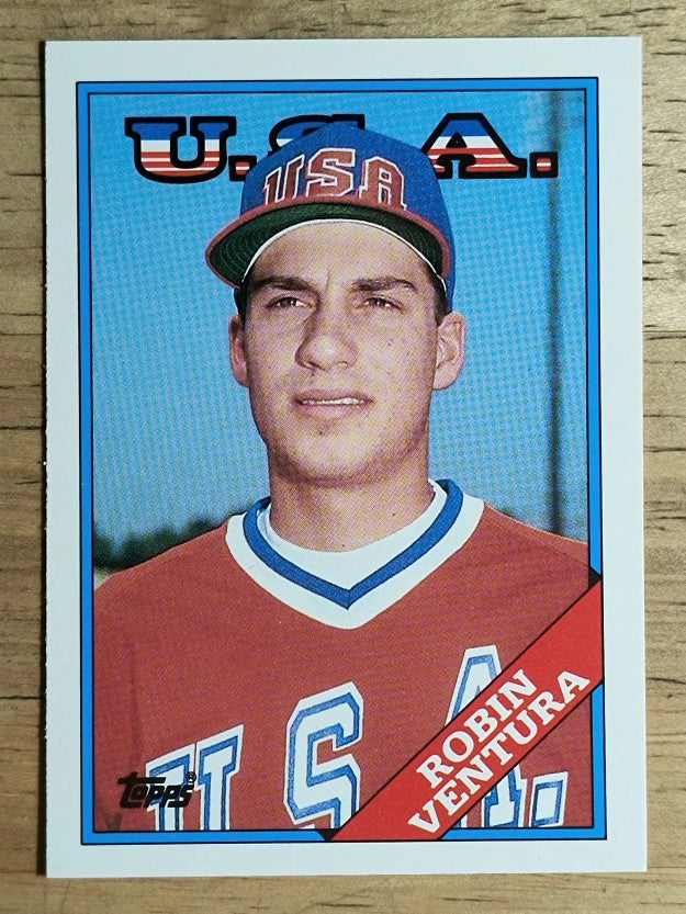 1988 Topps Traded #124T Robin Ventura OLY XRC