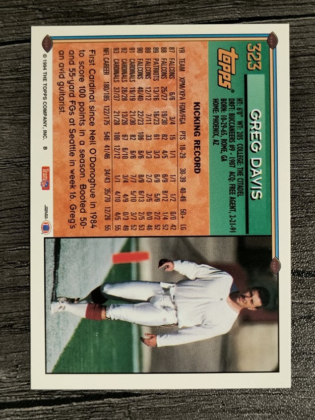 1994 Topps #323 Greg Davis