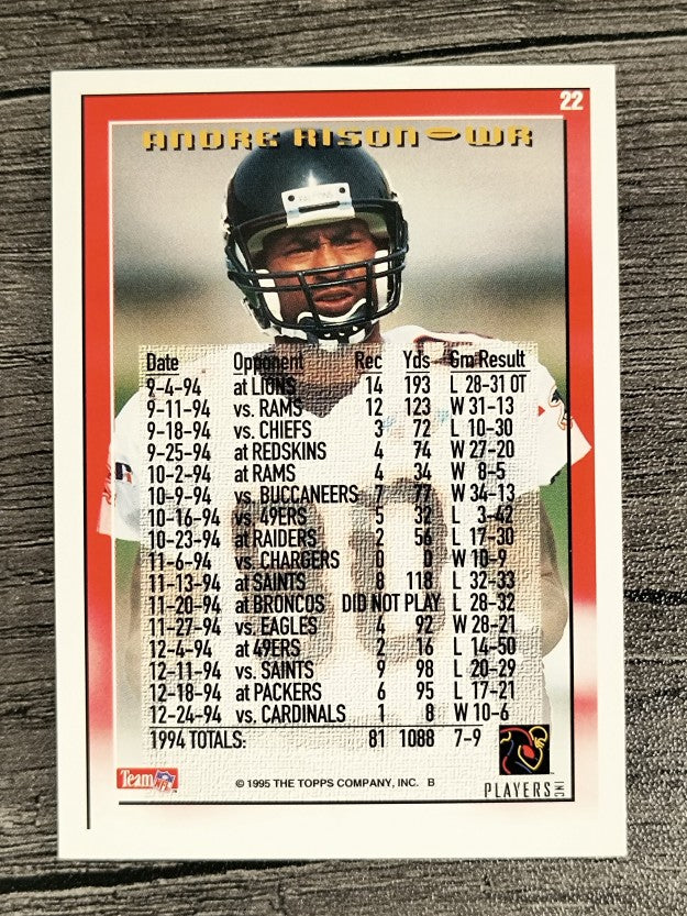 1995 Topps #22 Andre Rison TYC