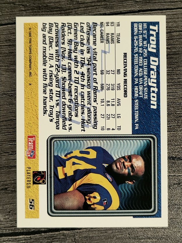 1995 Topps #56 Troy Drayton