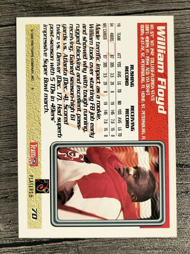 1995 Topps #70 William Floyd