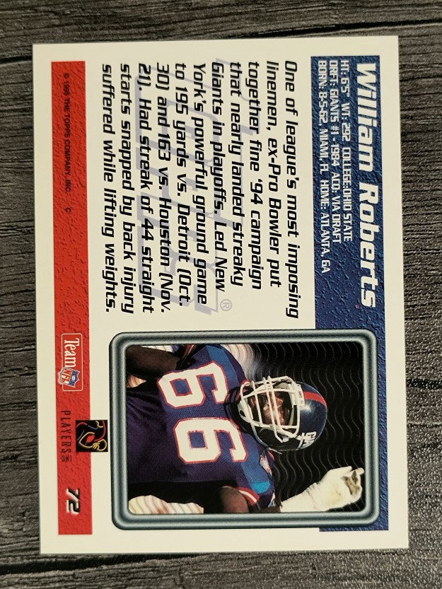1995 Topps #72 William Roberts