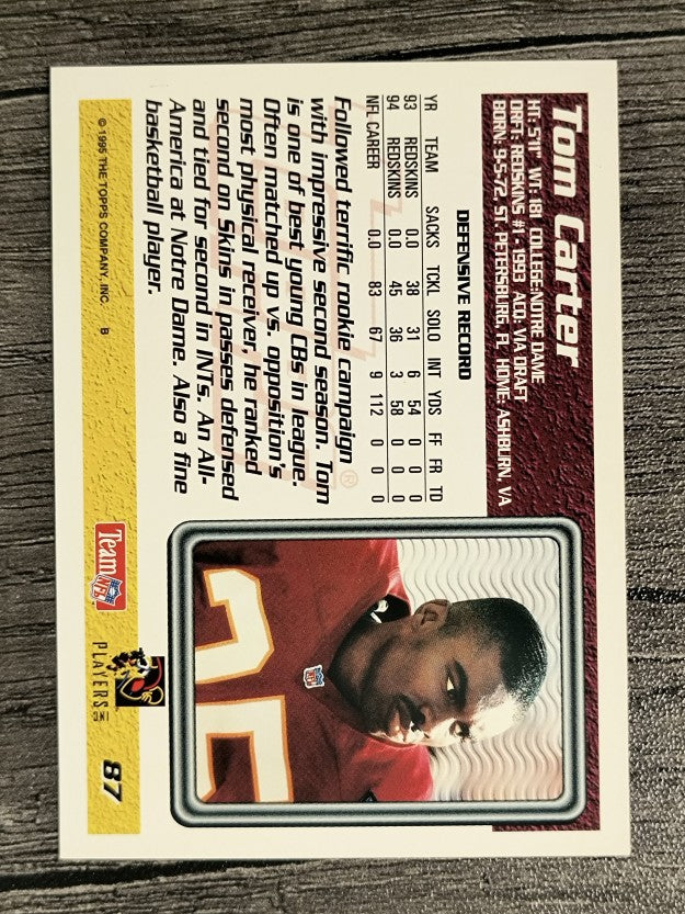 1995 Topps #87 Tom Carter