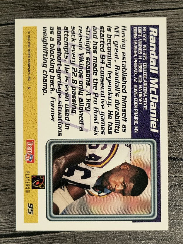 1995 Topps #95 Randall McDaniel