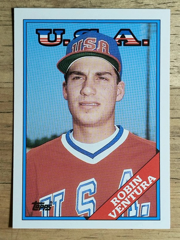 1988 Topps Traded #124T Robin Ventura OLY XRC