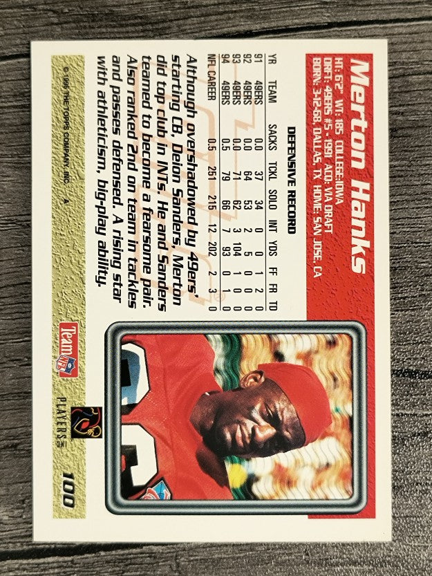 1995 Topps #100 Merton Hanks