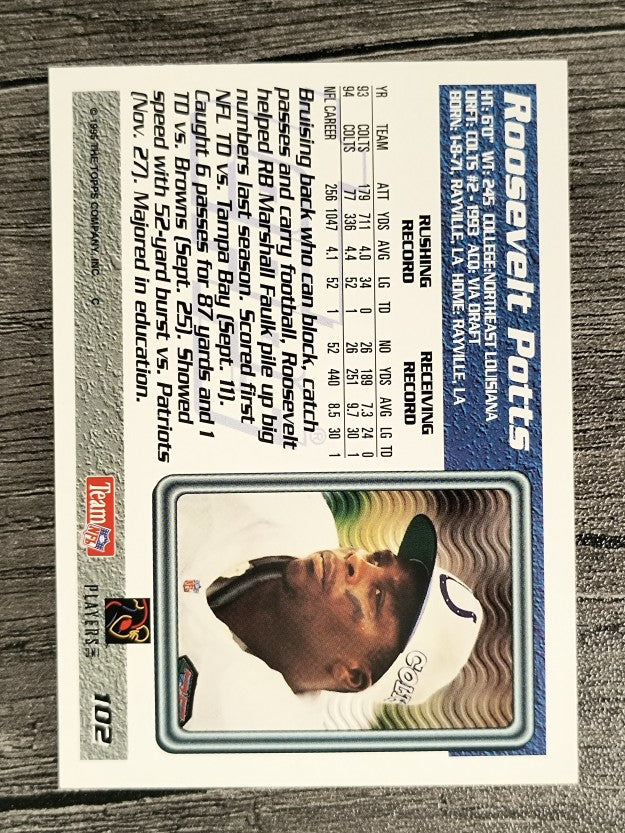1995 Topps #102 Roosevelt Potts