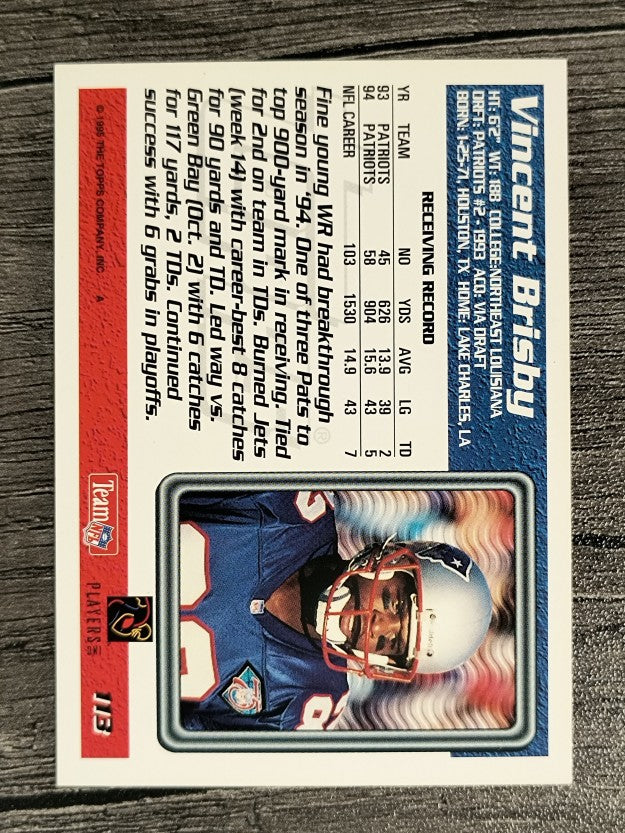1995 Topps #113 Vincent Brisby