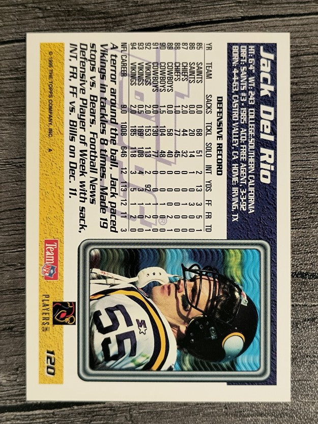 1995 Topps #120 Jack Del Rio