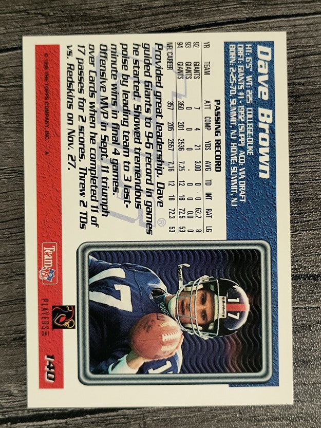 1995 Topps #140 Dave Brown