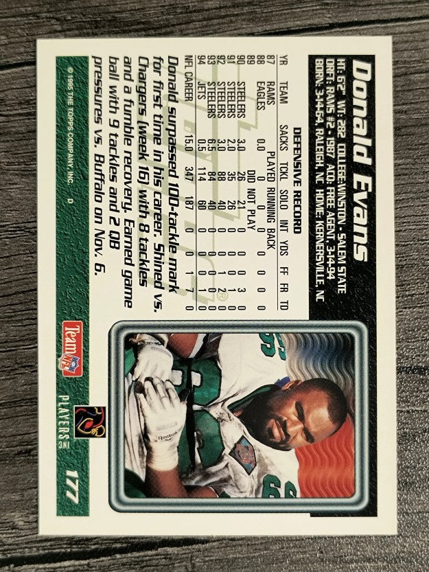 1995 Topps #177 Donald Evans