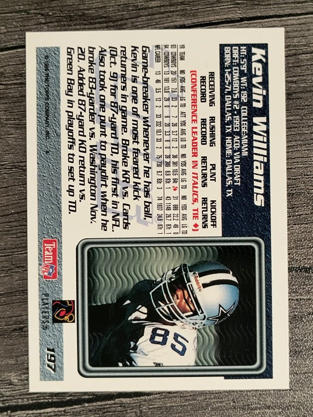1995 Topps #197 Kevin Williams WR