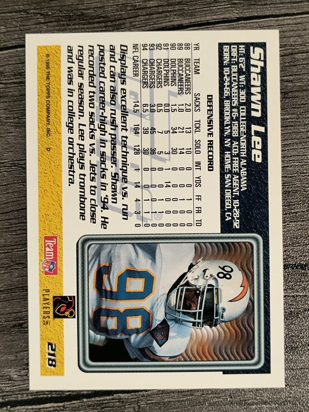 1995 Topps #218 Shawn Lee