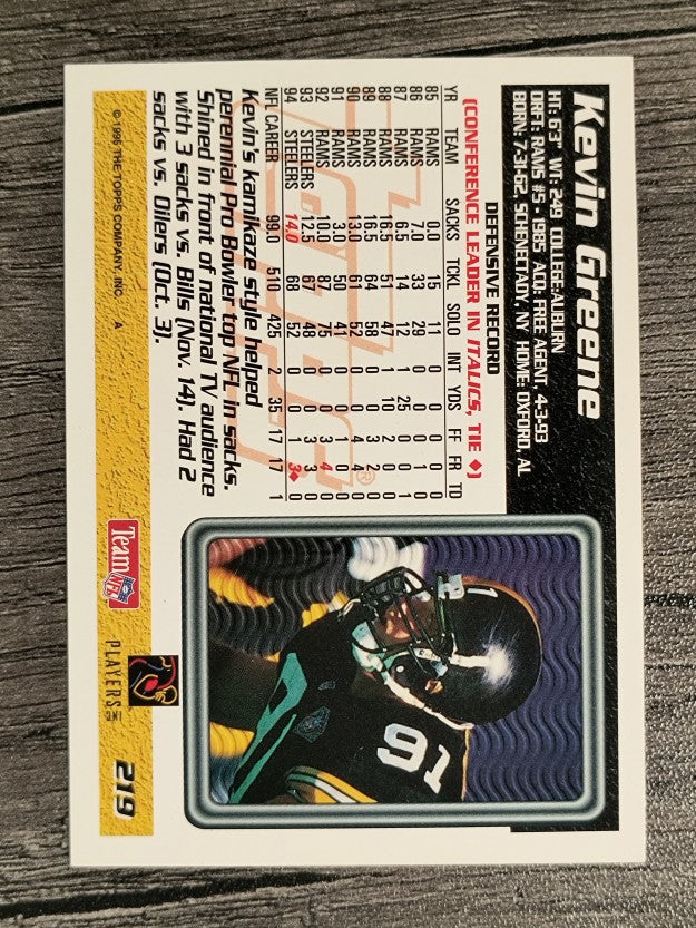 1995 Topps #219 Kevin Greene