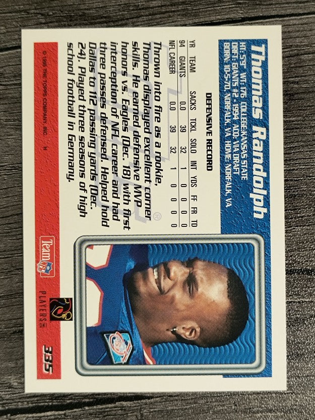 1995 Topps #335 Thomas Randolph