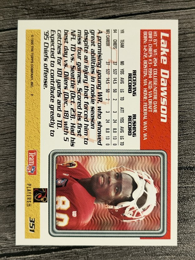 1995 Topps #351 Lake Dawson
