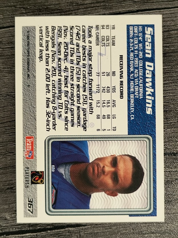 1995 Topps #367 Sean Dawkins