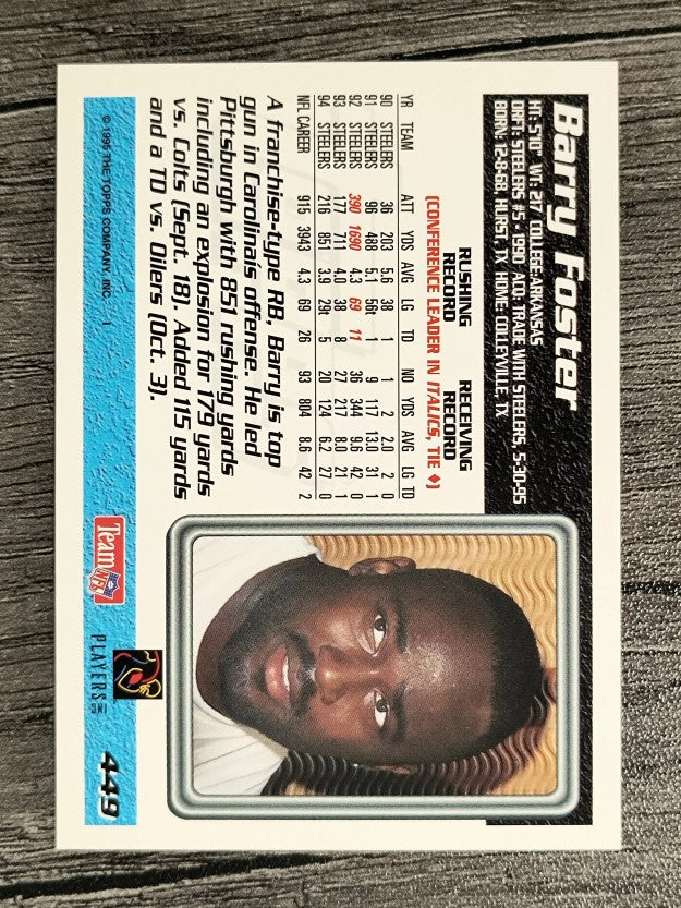 1995 Topps #449 Barry Foster