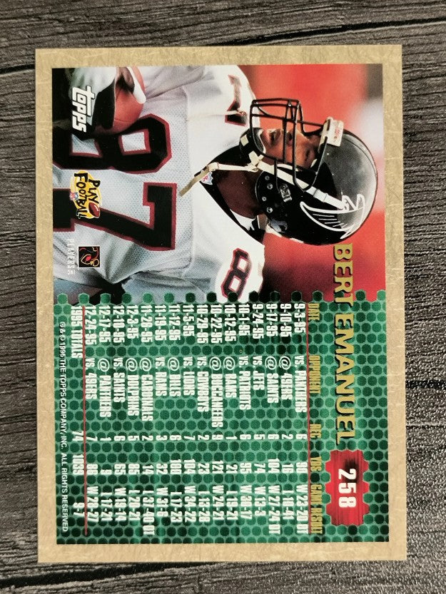 1996 Topps #258 Bert Emanuel TYC