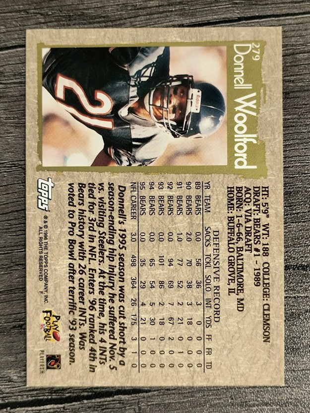 1996 Topps #279 Donnell Woolford