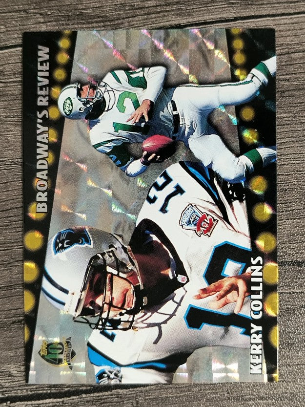 1996 Topps Broadway's Reviews #BR1 Kerry Collins