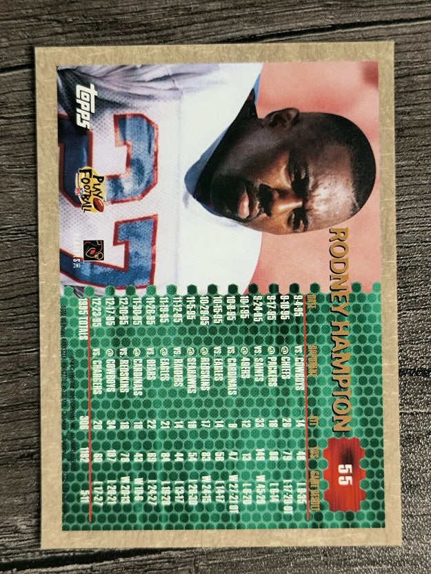 1996 Topps Chrome #55 Rodney Hampton TYC