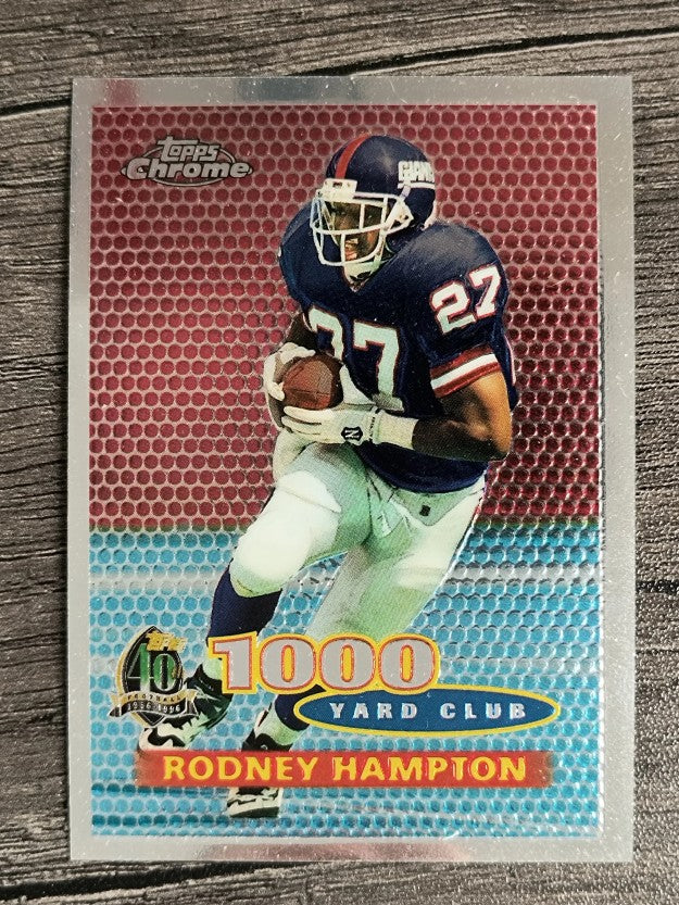 1996 Topps Chrome #55 Rodney Hampton TYC