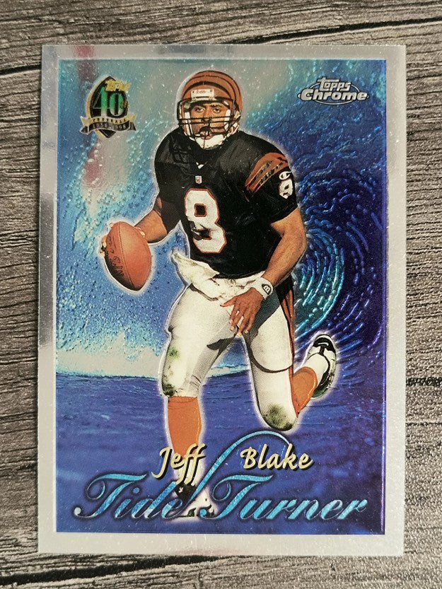 1996 Topps Chrome Tide Turners #TT4 Jeff Blake