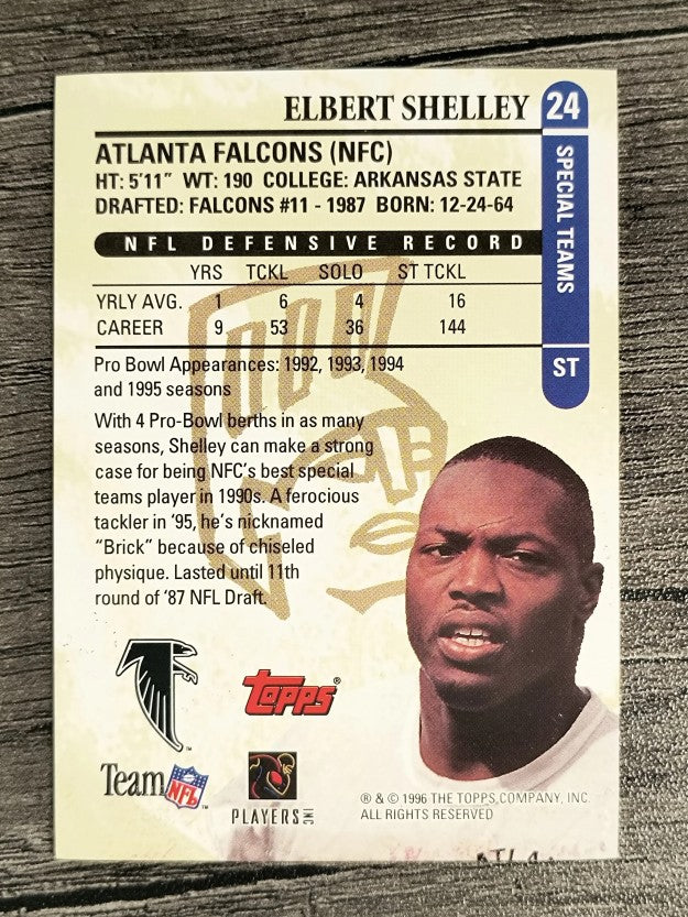 1996 Topps Gilt Edge #24 Elbert Shelley