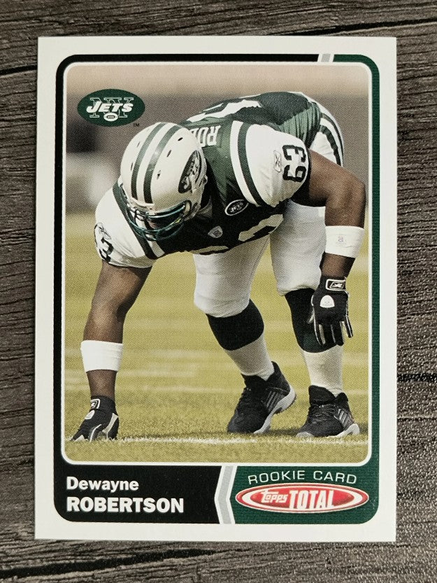 2003 Topps Total #458 DeWayne Robertson RC