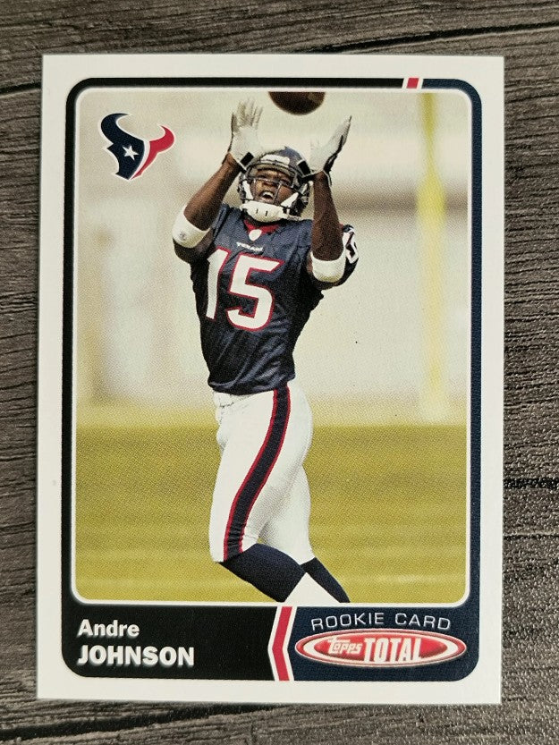 2003 Topps Total #460 Andre Johnson RC