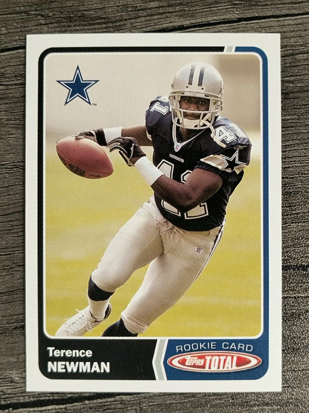 2003 Topps Total #468 Terence Newman RC