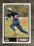 2003 Topps Total #476 Justin Gage RC