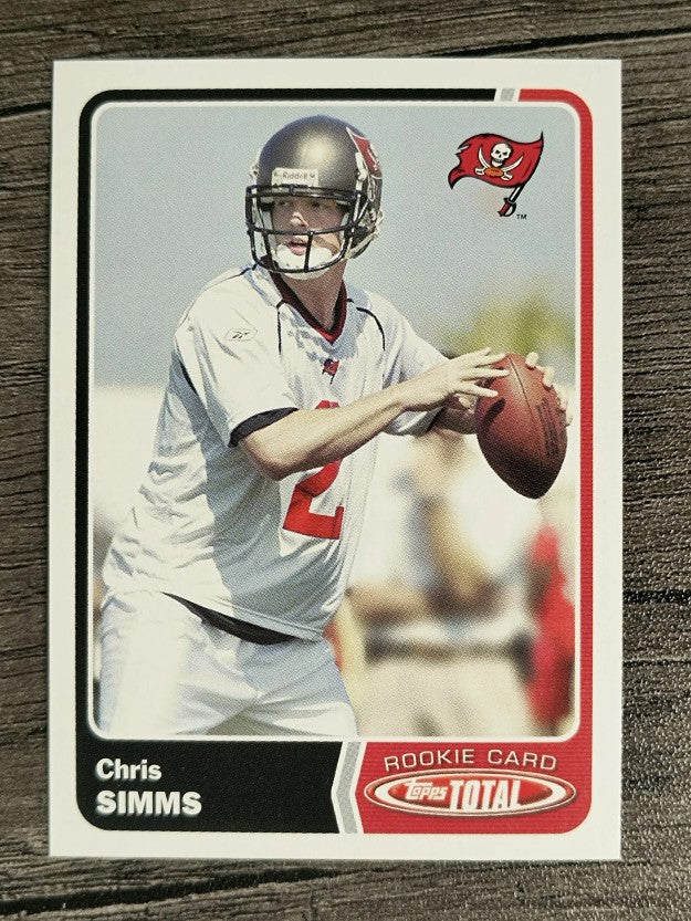 2003 Topps Total #525 Chris Simms RC